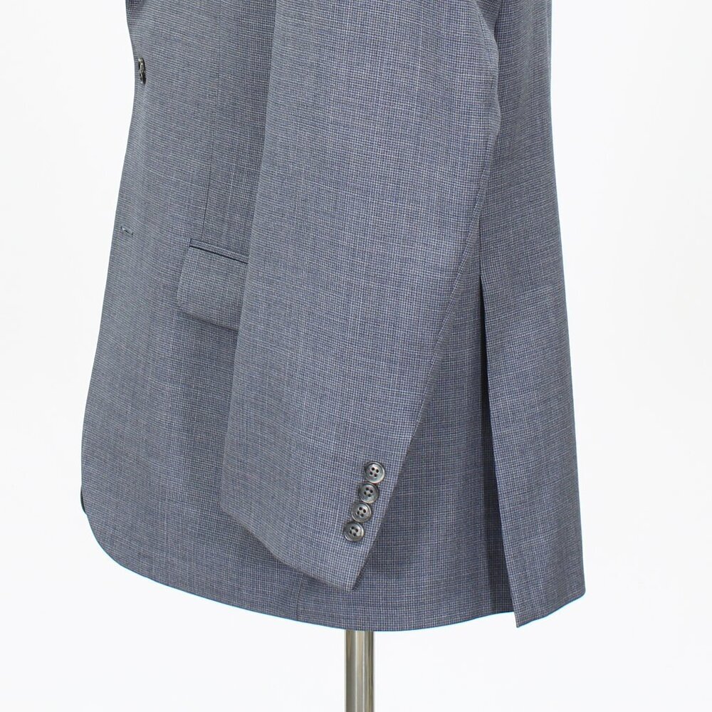 Jos. A. Bank 44L Blue Solid 2-Button Sport Coat Blazer Jacket G526 - Picture 8 of 11